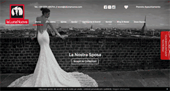 Desktop Screenshot of lalunanuova.com